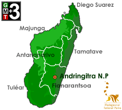 Andringitra National Park location map