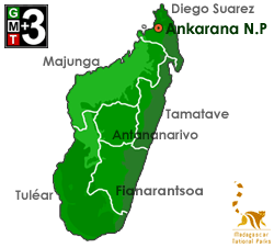Andringitra National Park Location map