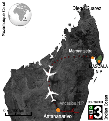 Masoala National Park map